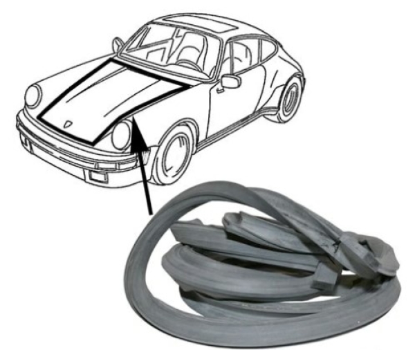 Seal-for-bonnet-front-Porsche 911-91151192302